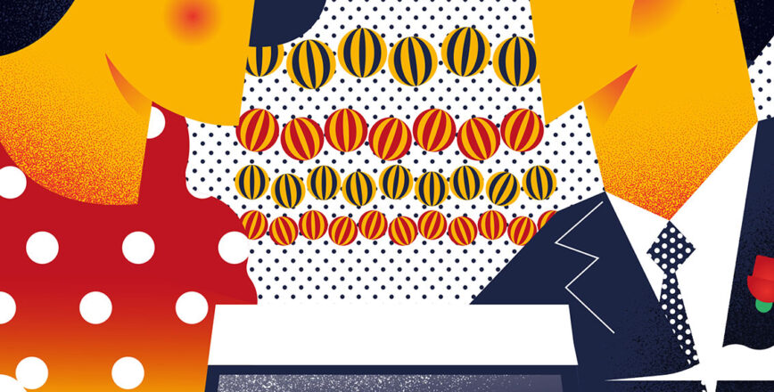 Ilustración feria de sevilla
